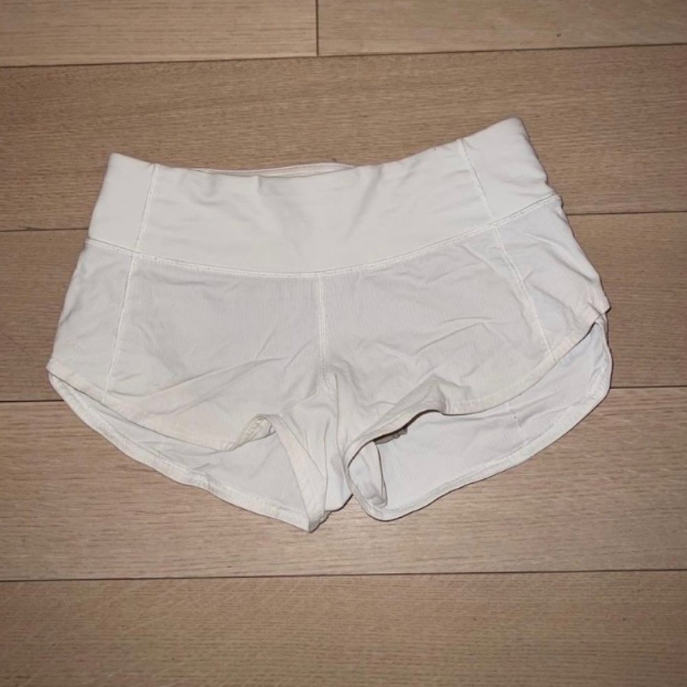 lululemon 2.5 speed up shorts size 0